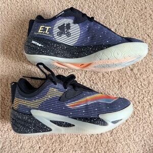 Puma E.T. Themed Navy and White Athletic Shoes